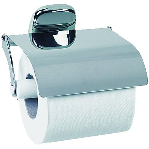 Wall-mounted toilet paper dispenser - 16217.B - NOFER - steel / commercial