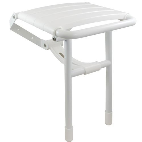 Folding shower seat - 15035.2.W - NOFER - wall-mounted / stainless steel / ABS