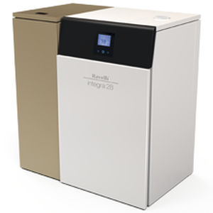 Pellet boiler - HYDRO: INTEGRA 28 - Ravelli - residential / indoor / condensing