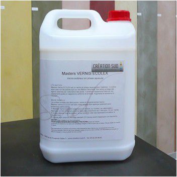 Leak-proofing varnish - MASTERS : MVECOLEX5 - Creation sud - protective / for concrete / satin