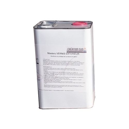 Leak-proofing varnish - MASTERS : MVERNISEX5 - Creation sud - protective / for concrete / satin