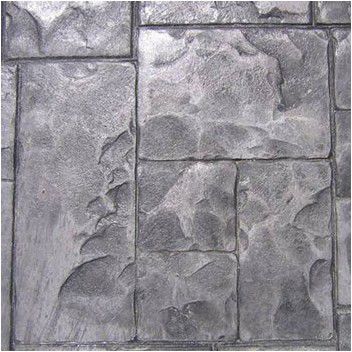 Stamped concrete floor covering - ASHLAR SLATE : IDAS-01R - Creation sud - for outdoor use / tertiary / textured