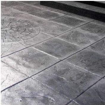 Stamped concrete floor covering - IDST-60R - Creation sud - for outdoor use / tertiary / textured