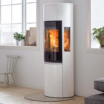 Wood heating stove - 596 STYLE - Contura - 0 - 5 kW / 5 kW...10 kW / 3-sided