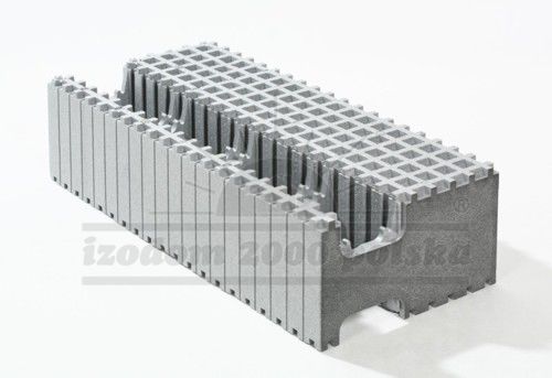 Expanded polystyrene (EPS) formwork block - MC 1/45 - izodom 2000 polska - Neopor® / for wall / insulating
