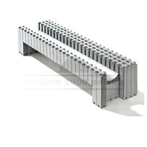 Expanded polystyrene (EPS) lintel - MLA 1,2/35 - izodom 2000 polska - reinforcement / load-bearing / insulating