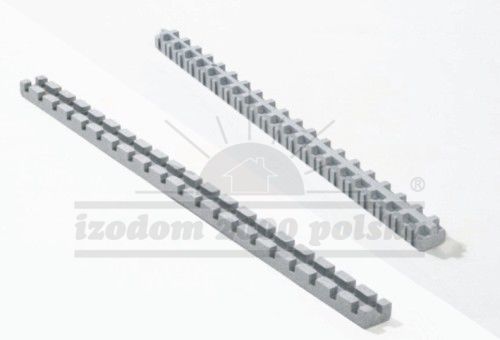 Extruded polystyrene edge trim - LW - izodom 2000 polska - for furniture / silver-colored / straight