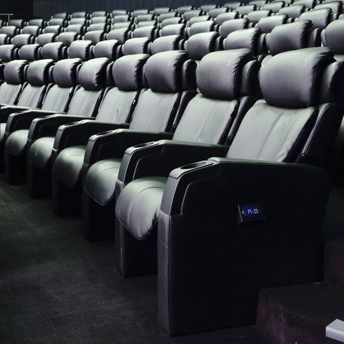 Fabric cinema seating - OPUS - FORAFORM AS - commercial / red / black