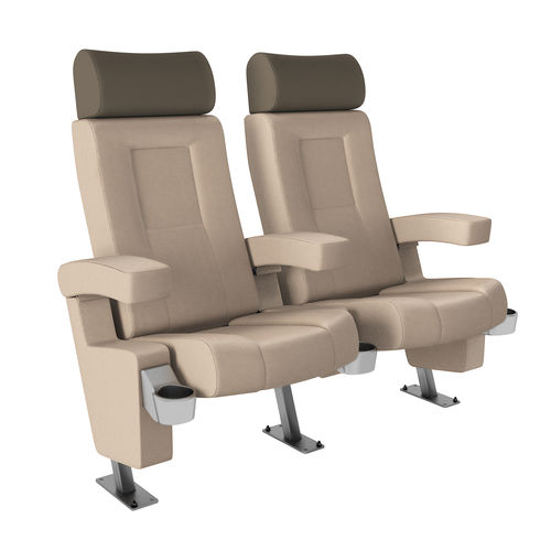 Fabric cinema seating - PARAGON 918 - FORAFORM AS - commercial / brown / retractable
