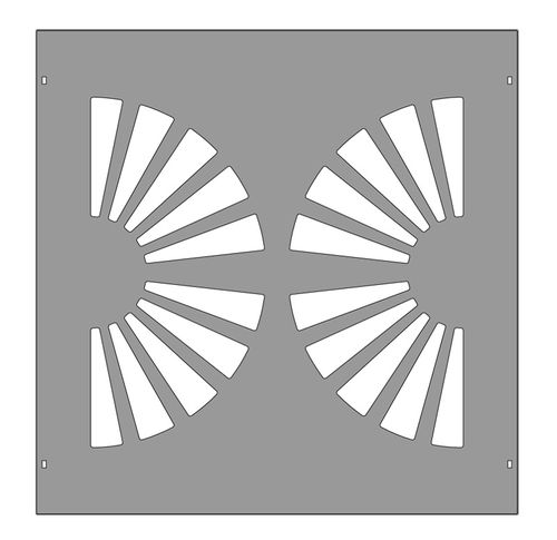 Fence with panels - PAN.24 - CITYSì - garden / for public spaces / for sports fields