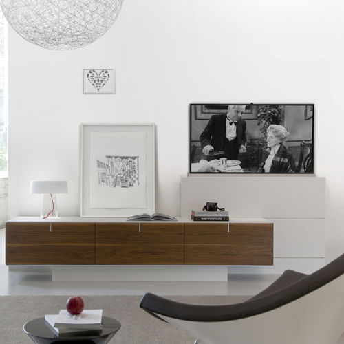 Contemporary TV cabinet - BALANCE - Mobimex - wooden