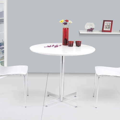 Chromed metal table base - GAMA - PAPATYA - contemporary / for high bar tables / for coffee tables