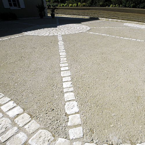 Concrete flooring - ARTEVIA® SABLE - Lafarge concrete - for outdoor use / for patio / for public space