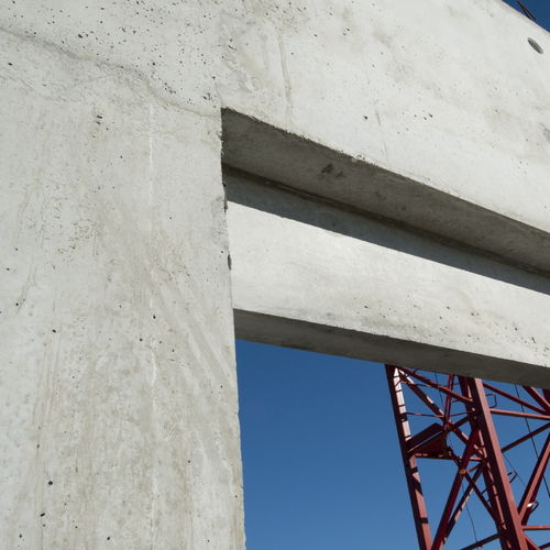 Insulated concrete - THERMEDIA® - Lafarge concrete - structural / high-resistance / acoustic