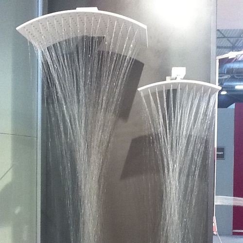 Wall-mounted shower head - PLUVIA / MINI PLUVIA - TENDER RAIN - rain