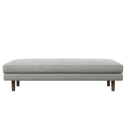 Contemporary ottoman - HIROSHIMA 4315-36 - Maruni - fabric / oak / walnut
