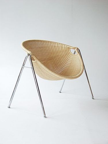 Contemporary chair - CL-312 - Yamakawa Rattan Japan Inc. - rattan / home / without armrests