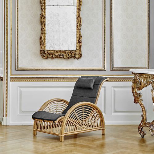 Traditional armchair - Paris - Sika-Design - fabric / rattan / wicker
