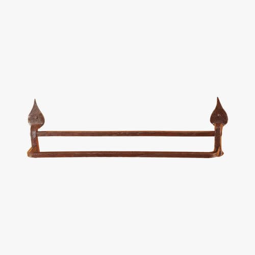 2-bar towel rack - FT330 - IL Forgiato - wall-mounted / wrought iron