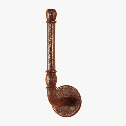Wall-mounted toilet roll holder - FT352 - IL Forgiato - iron / black / home