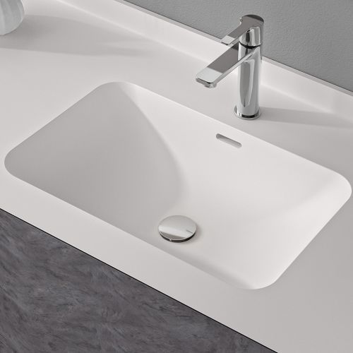 Undercounter washbasin - FXS5 - Hasenkopf - acrylic / Solid Surface / with counter