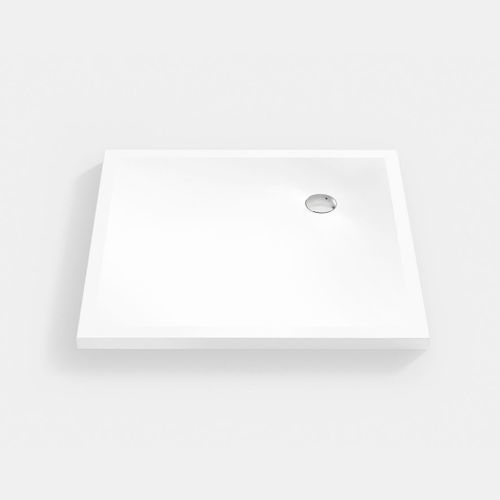 Rectangular shower base - PURE  - Hasenkopf - raised / Corian® / non-slip