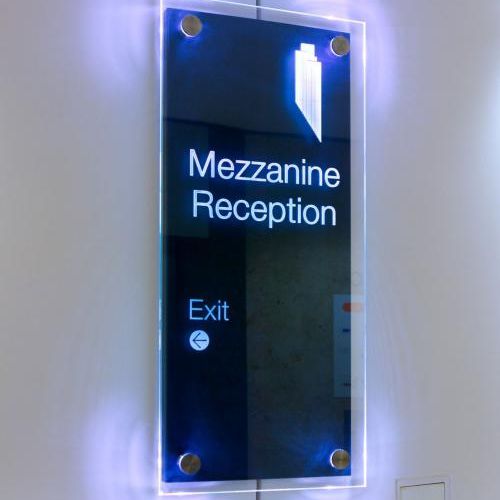 Float glass panel - TOWER 42 - Vitrics - translucent / laser-engraved / for interior
