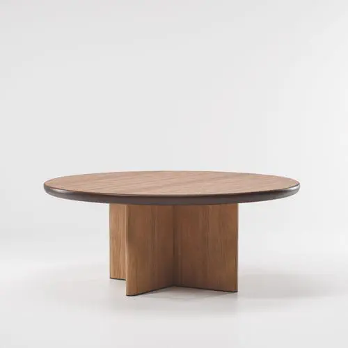 Contemporary Dining Table Cala Kettal Teak Aluminum Round - Commercial Grade Aluminum Brown Outdoor Patio Round Side Table Contemporary Dining Table Cala Kettal Teak Aluminum Round - Commercial Grade Aluminum Brown Outdoor Patio Round Side Table