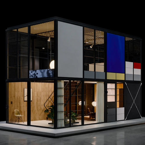 Aluminum garden pavilion - EAMES PAVILION SYSTEM - KETTAL - aluminum frame / commercial / for office