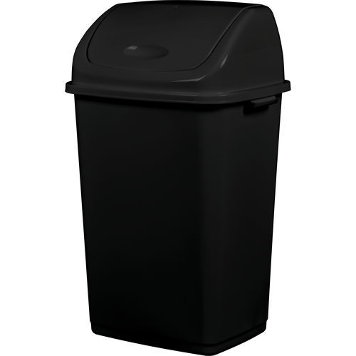 Recycled plastic trash can - CLAP - ROSSIGNOL - indoor / for healthcare facility / single
