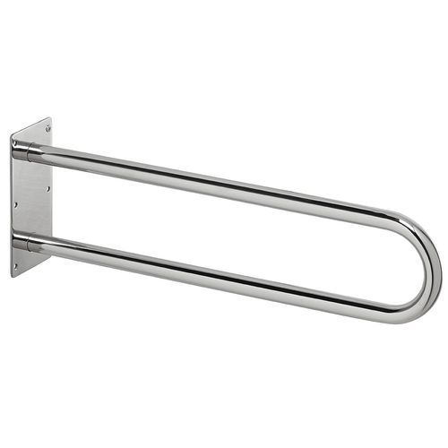 Stainless steel grab bar - BISKA - ROSSIGNOL - U-shaped / wall-mounted / for sanitary facilities
