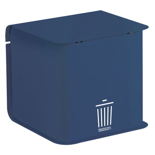 Free-standing trash can - CUBA - ROSSIGNOL - metal / with lid / swing