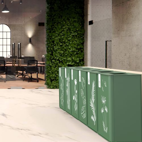 Public trash can - Cubatri Signature - ROSSIGNOL - recycling / steel / without lid