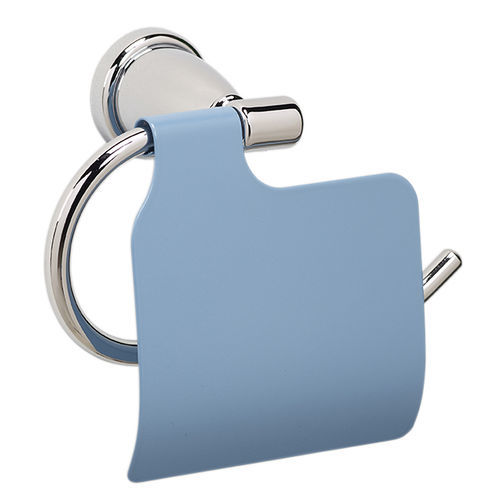Wall-mounted toilet roll holder - ZIG-ZAG - ROSSIGNOL - stainless steel / chrome / Made in France