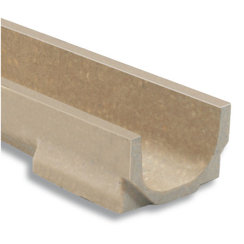 Drainage channel with grating - DOMO - ULMA - ARCHITECTURAL SOLUTIONS - slot / polymer concrete / galvanised steel grate
