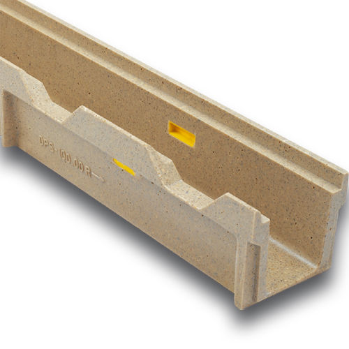 Sports field drainage channel - DPS100 - ULMA - ARCHITECTURAL SOLUTIONS - with grating / slot / polymer concrete