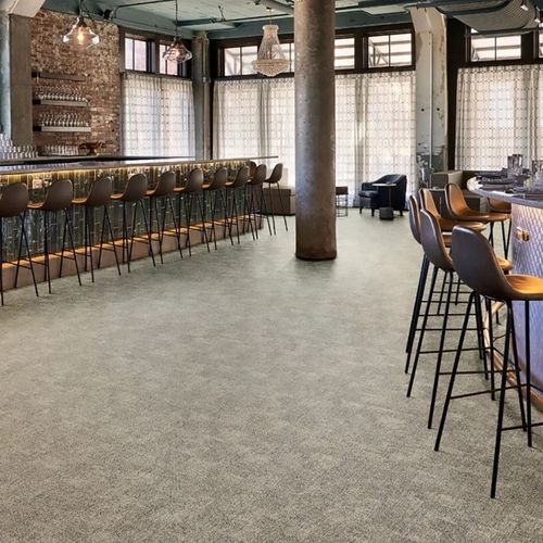 Vinyl flooring - HYBRID STELLAR - 2TEC2 - fiberglass / PET / indoor