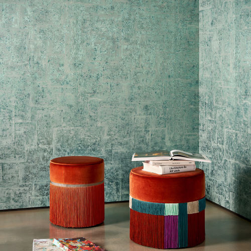 Wall-covering on non-woven backing - QUILT - ARTE - interior / fabric / metal