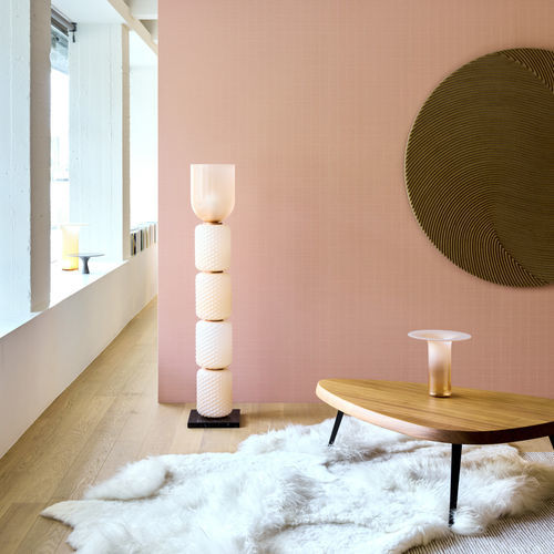 Contemporary wallpaper - ALMA - ARTE - vinyl / plaid / leather look