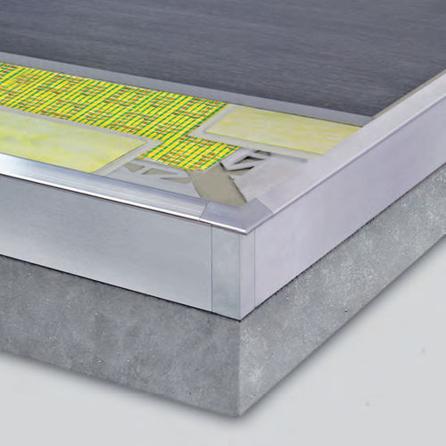 Aluminum edge trim - DURABAL BK - DURAL France - for tile / outside corner / inside corner