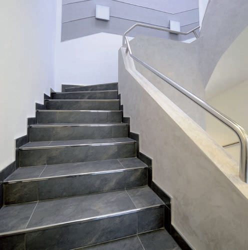 Brass edge trim - FLORENTOSTEP - DURAL France - aluminium / stainless steel / for tile