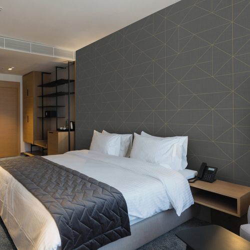 Interior wall covering - Segment Linen-13878 - Muraspec - fabric / vinyl / textured