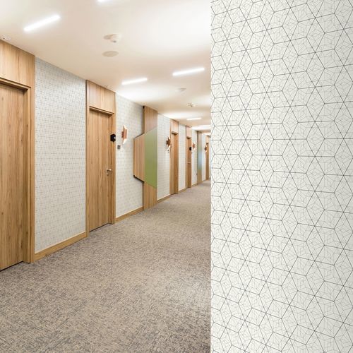 Interior wall covering - Symmetry-13251 - Muraspec - fabric / vinyl / textured