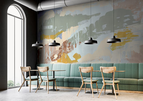 Contemporary wallpaper - Oysters Mane - Muraspec - vinyl / nonwoven fabric / multi-color