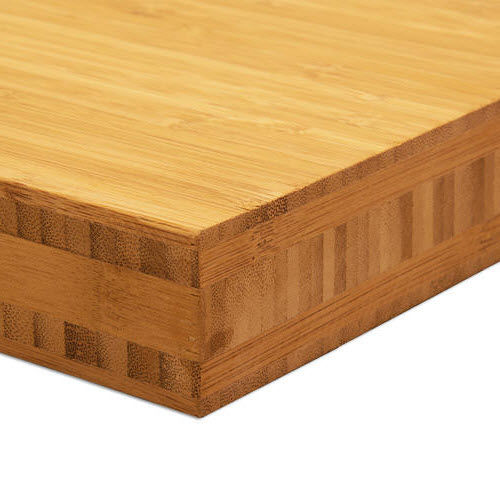Bamboo construction panel - SOLID: SIDE PRESSED CARAMEL - MOSO Bamboo Products - for partition wall / wall