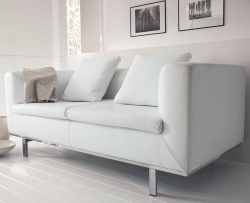 Contemporary sofa - MIAMI  - Italy Dream Design - fabric / leather / with armrests