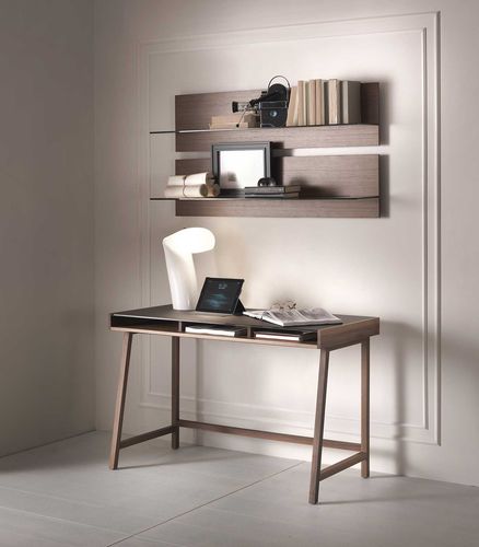 Contemporary Victorian secretary desk - Arcano - Italy Dream Design - ash / glass / home