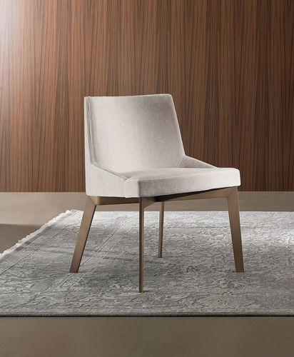 Modern armchair - MIA - Italy Dream Design - leather / velvet / residential