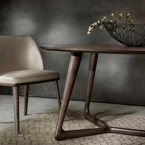 Ash dining table - OVER - Italy Dream Design - ash base / oval / home