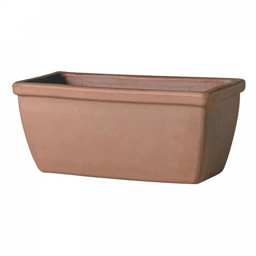 Terracotta plant pot - MOKA : 2C-C - Deroma - rectangular